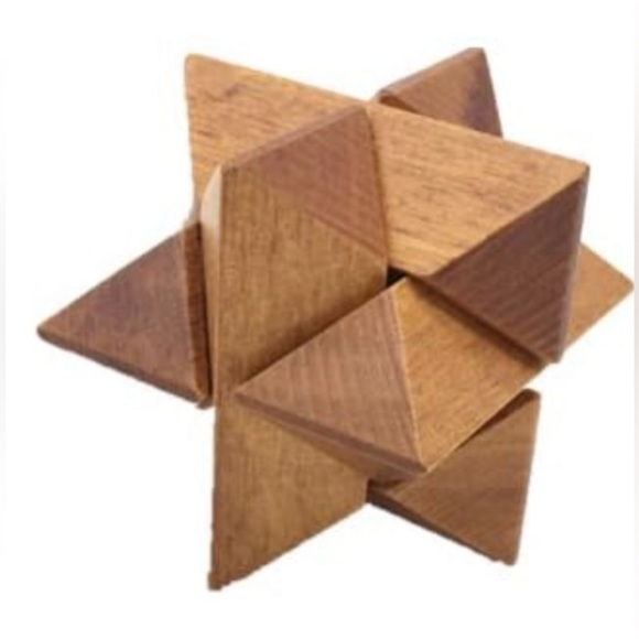 2/$20 -- Unbranded | Wooden 3-Dimensional Star Puzzle | EUC - Picture 2 of 10